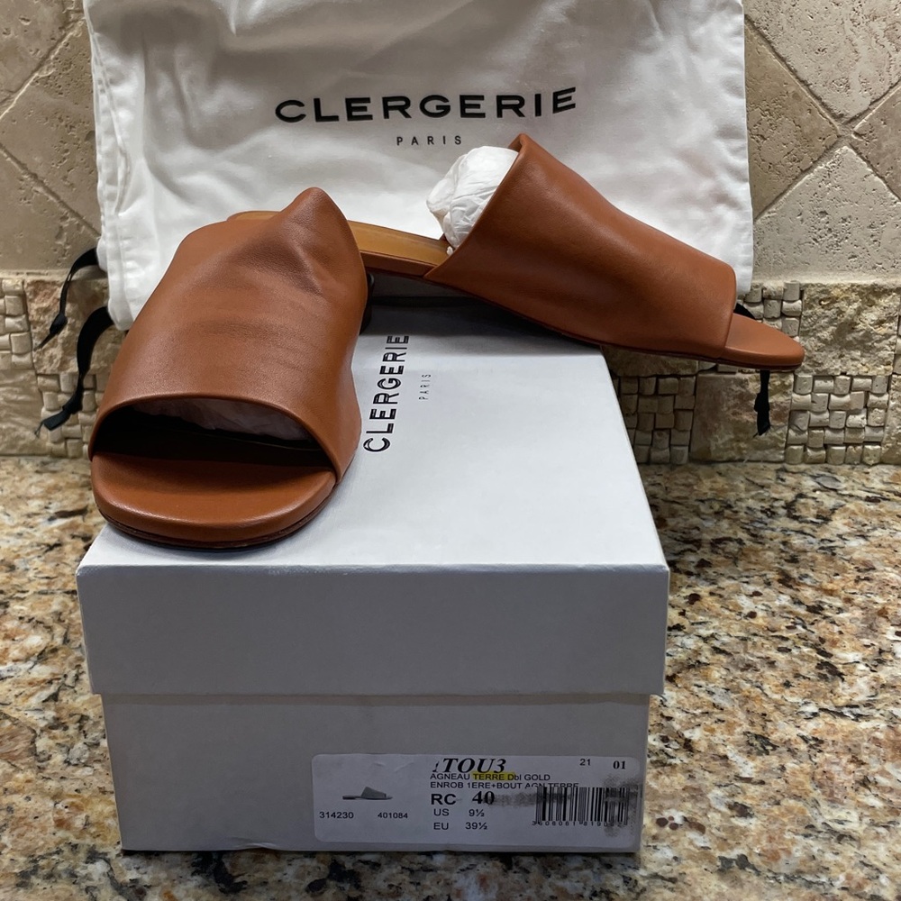 Robert Clergerie Itou3 Nappa Leather Sandals Women’s Size EU 40 US 9.5 or RC 40 - Picture 7 of 9